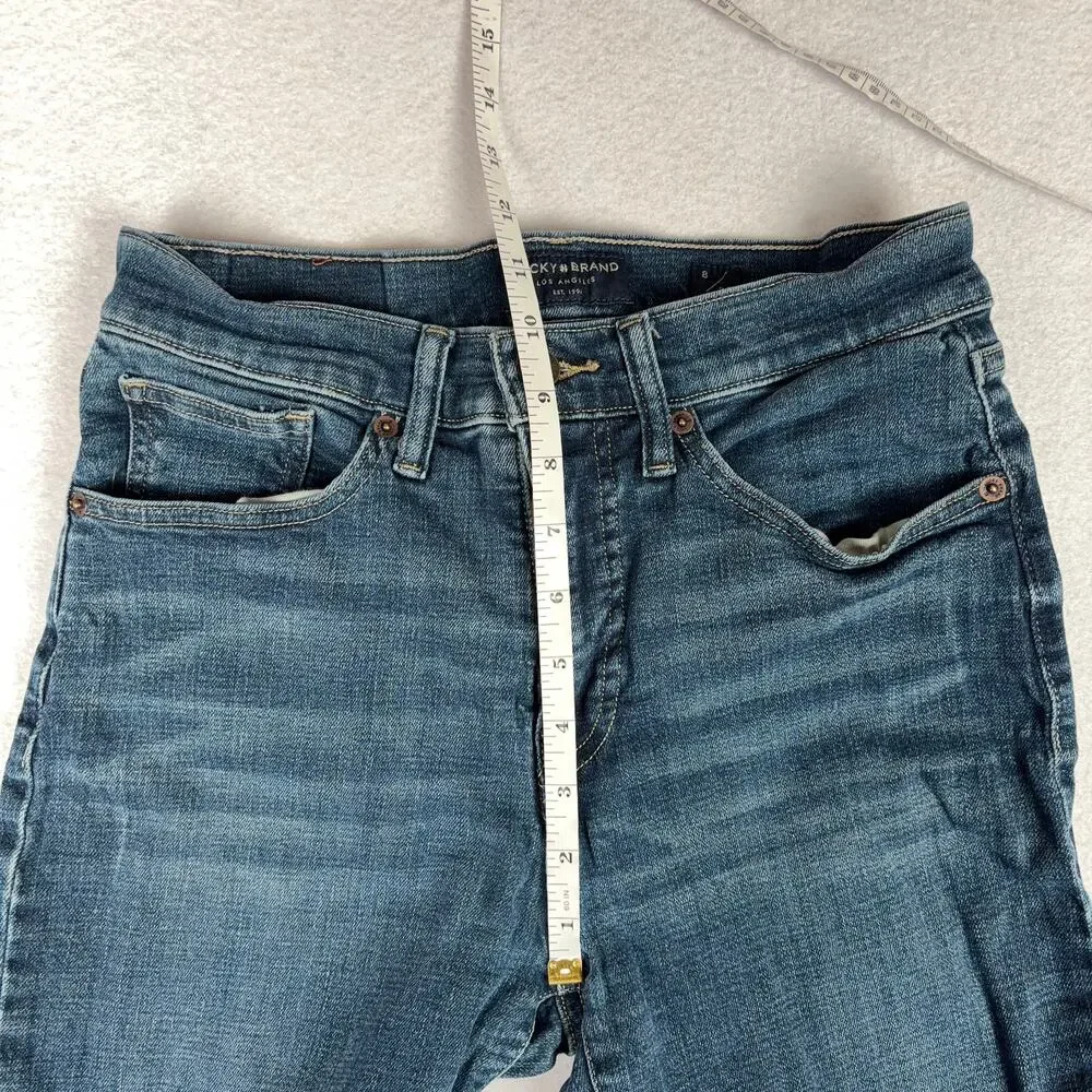 Lucky Brand High Rise Bridgette Boot Jeans Women's 8/29 Blue Casual Western Y2K